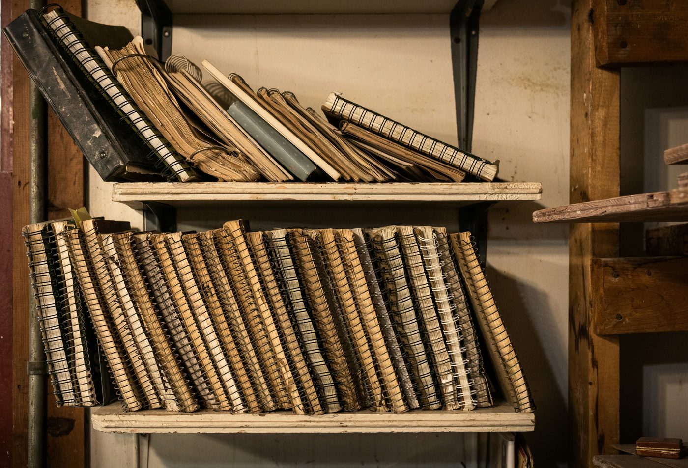 Old outdated training binders